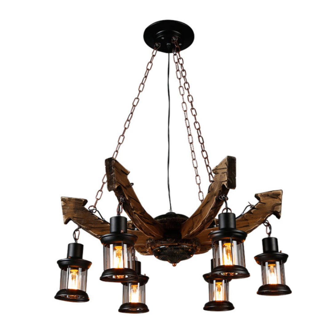110V chandeliers size 82x42x100cm E27*6