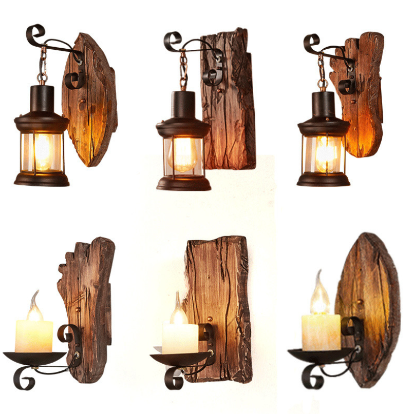 110V wall lamp size 15x23x36cm E27*1 LED $599 pieza