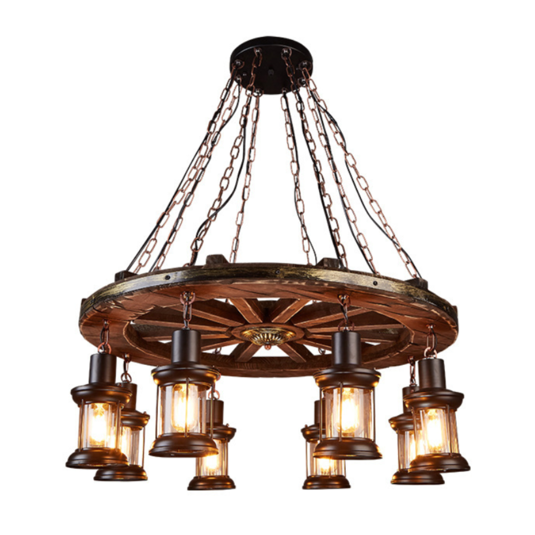 110V chandeliers size 80x50cm E27*8 LED